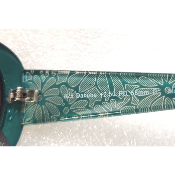 Cafe Danube Bifocal Sunglasses Readers +2.50 Green Floral 58-13-140 main image 8